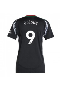 Arsenal Gabriel Jesus #9 Fotballdrakt Borte Klær Dame 2024-25 Korte ermer